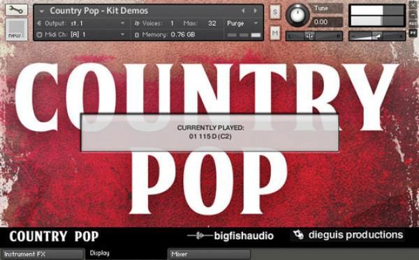 Big Fish Audio Country Pop