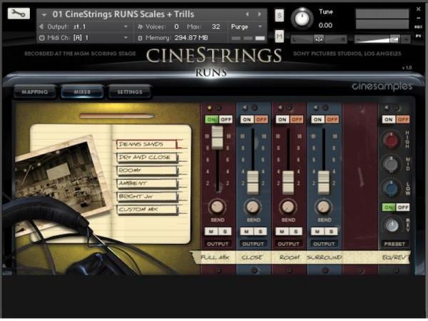 CineSamples CineStrings RUNS