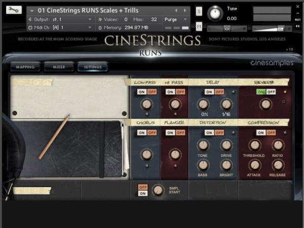 CineSamples CineStrings RUNS