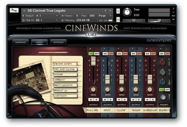 CineSamples CineWinds CORE