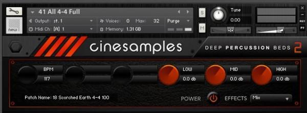 CineSamples Deep Perc Beds 2