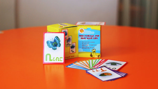 Amharic Alphabet, Flashcard Set