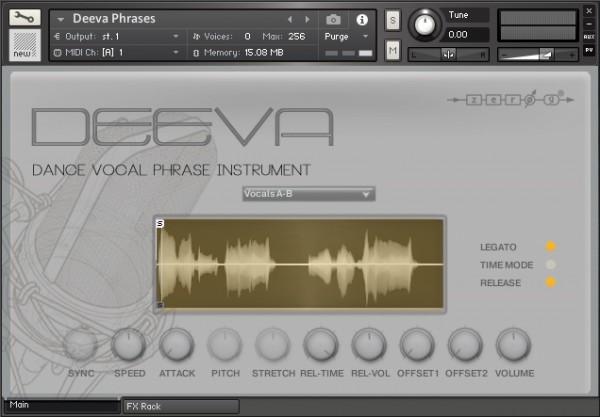 Zero-G Deeva Dance Vocal Phrase Instrument